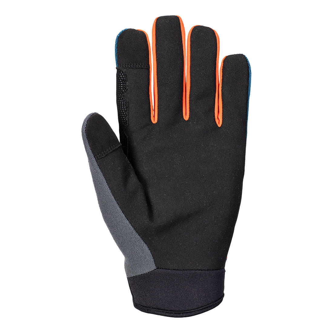 Portwest A774 DX4 Mechanic B150 Glove in Metro Blue, back view