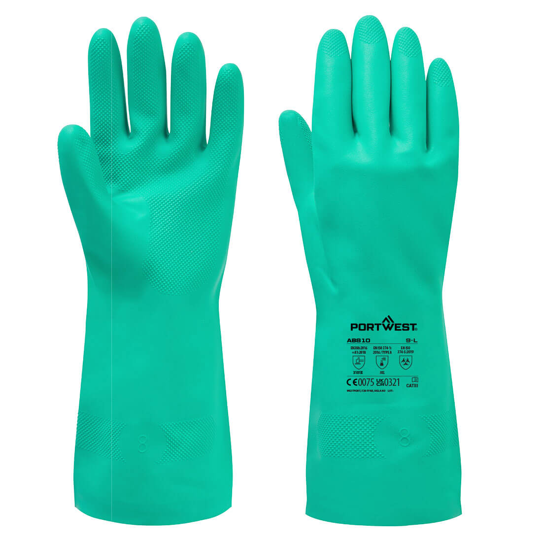 Portwest Chem 320 Nitrile Essential Multipack in Green, main product image