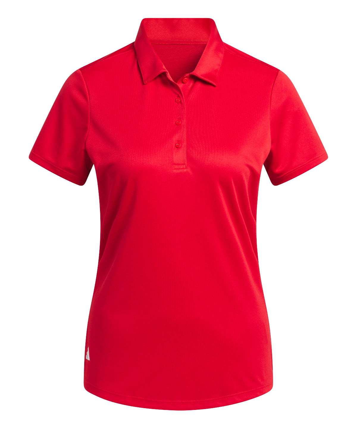 adidas Women's Performance polo in Collegiate Red, front view