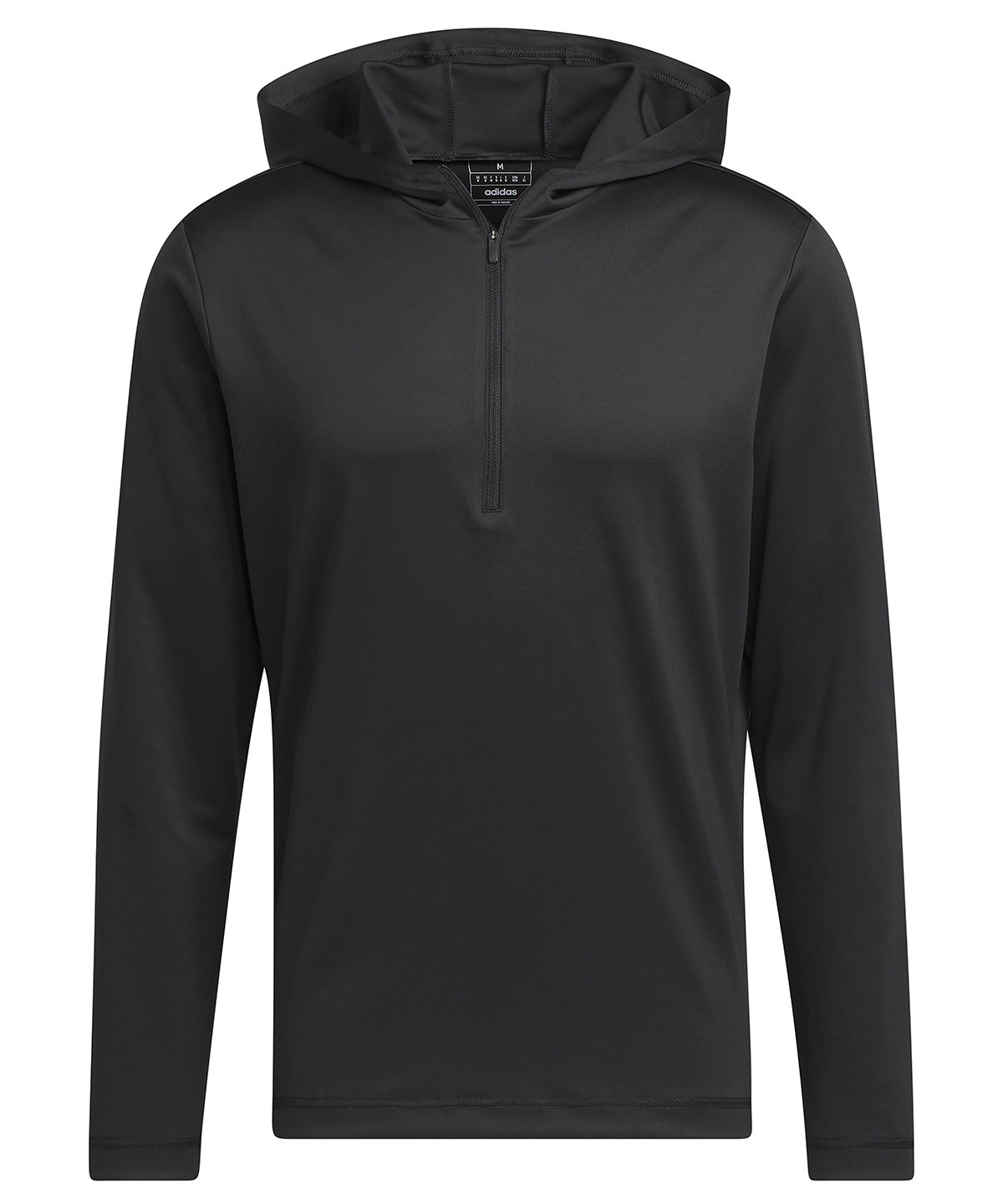 adidas Lightweight hoodie in Black, front view