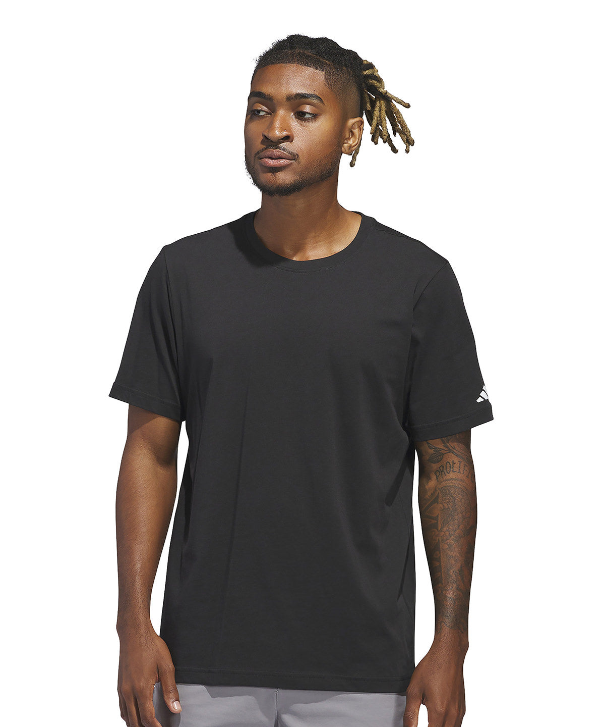 adidas Blank tee, lifestyle photo