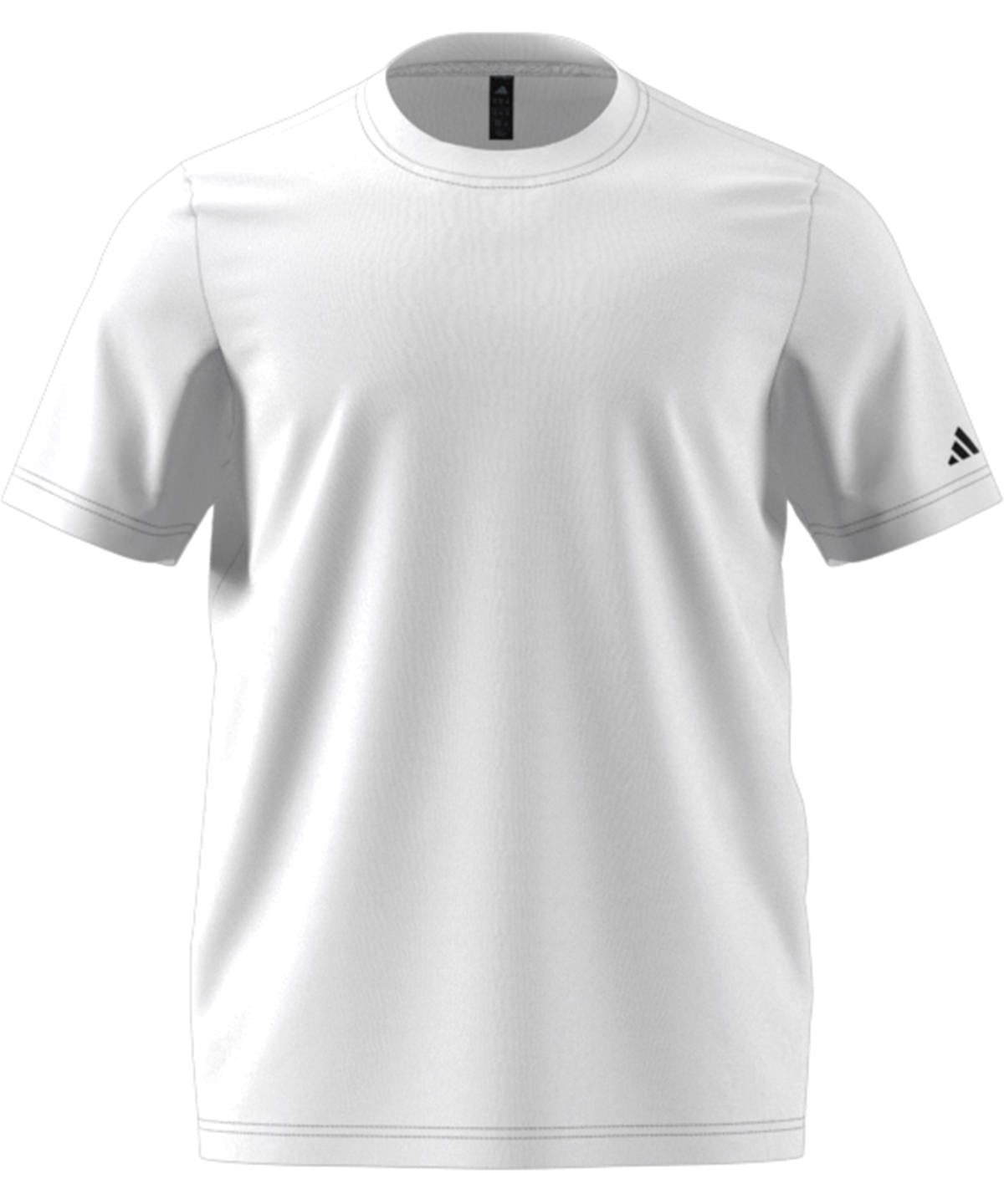 adidas Blank tee in White, front view