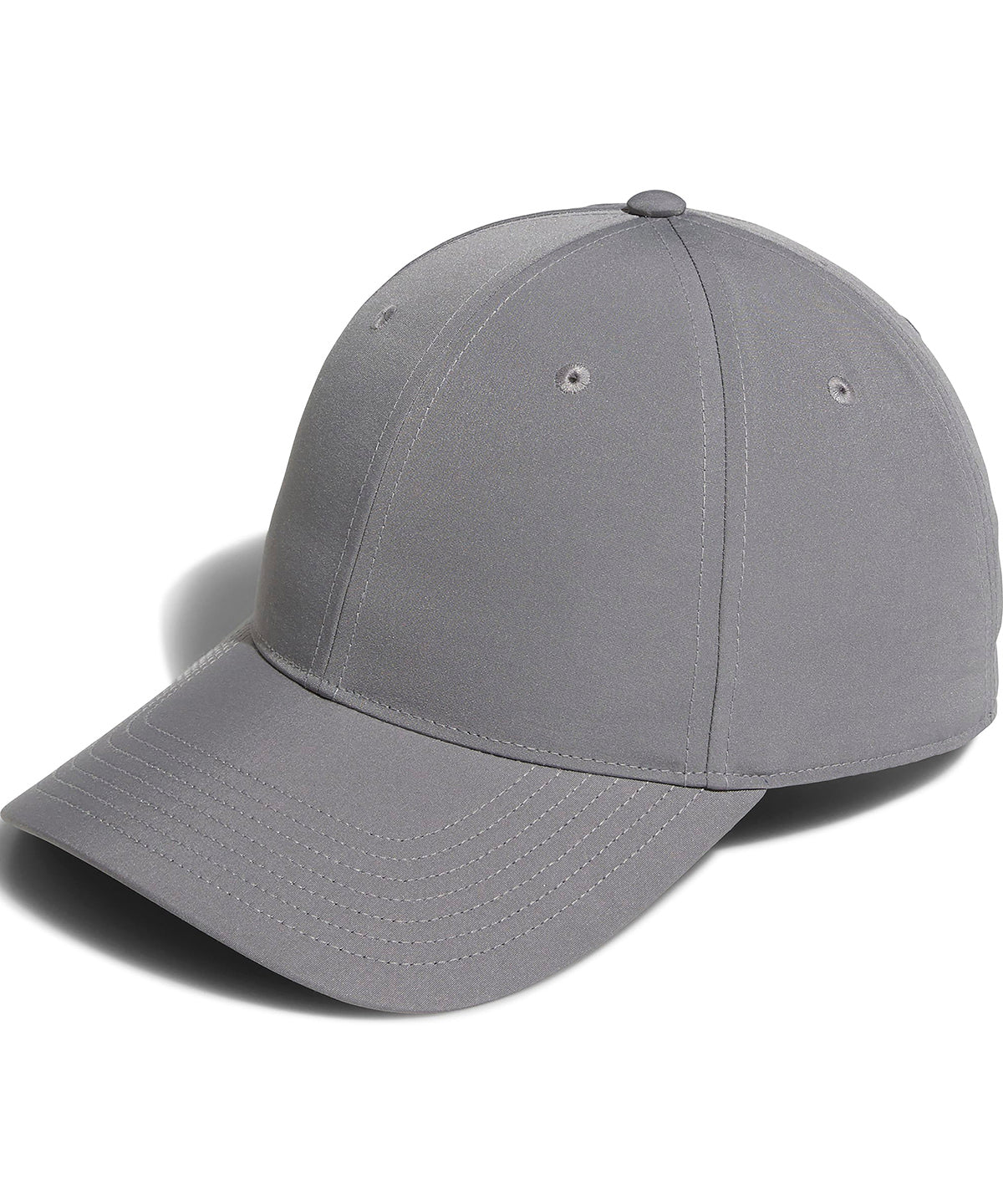 adidas 6-panel core cap in Grey Three, front view
