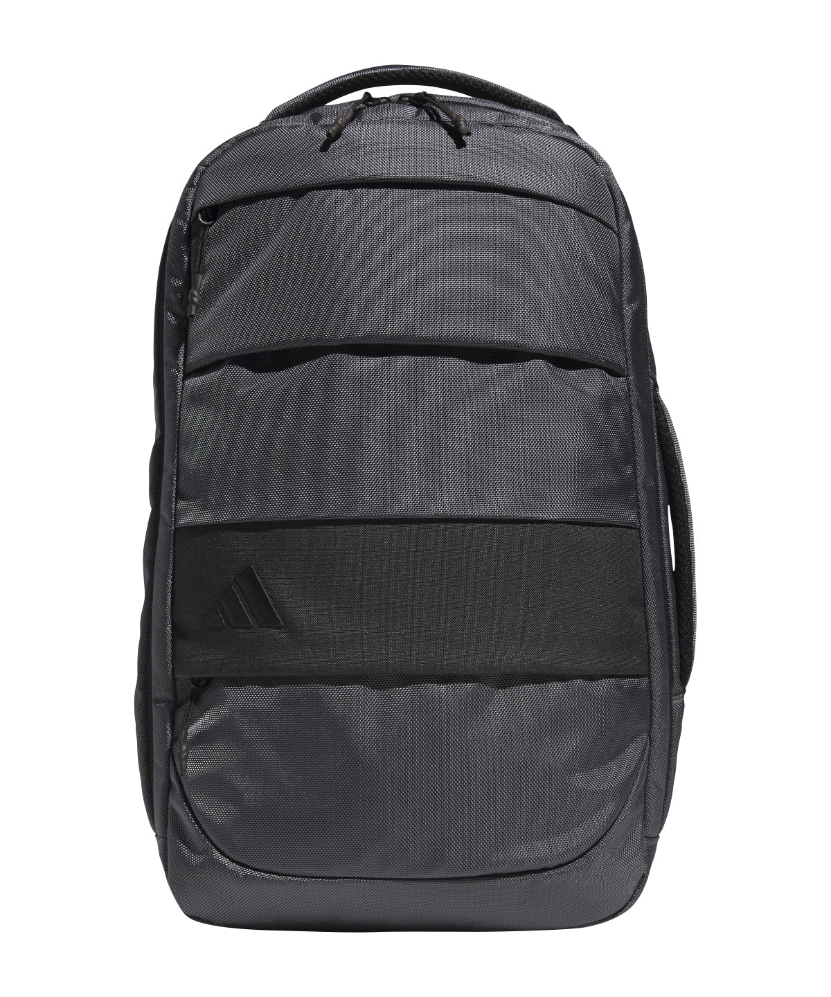 adidas Hybrid backpack in Grey Five, front view