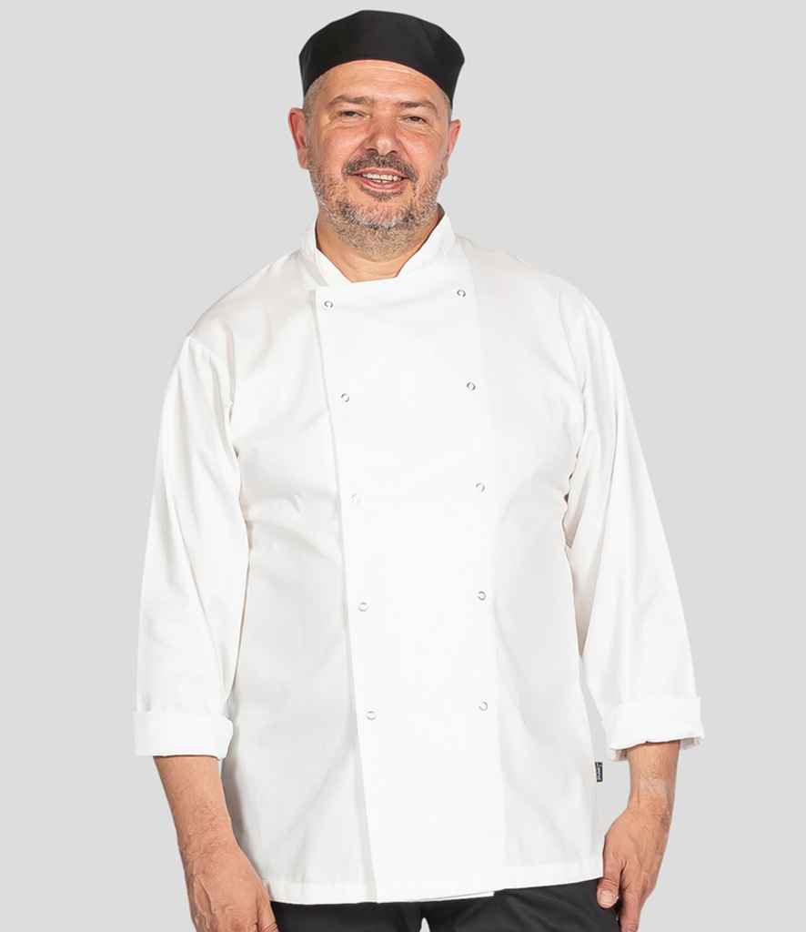 Dennys Long Sleeve Chef's Jacket in White