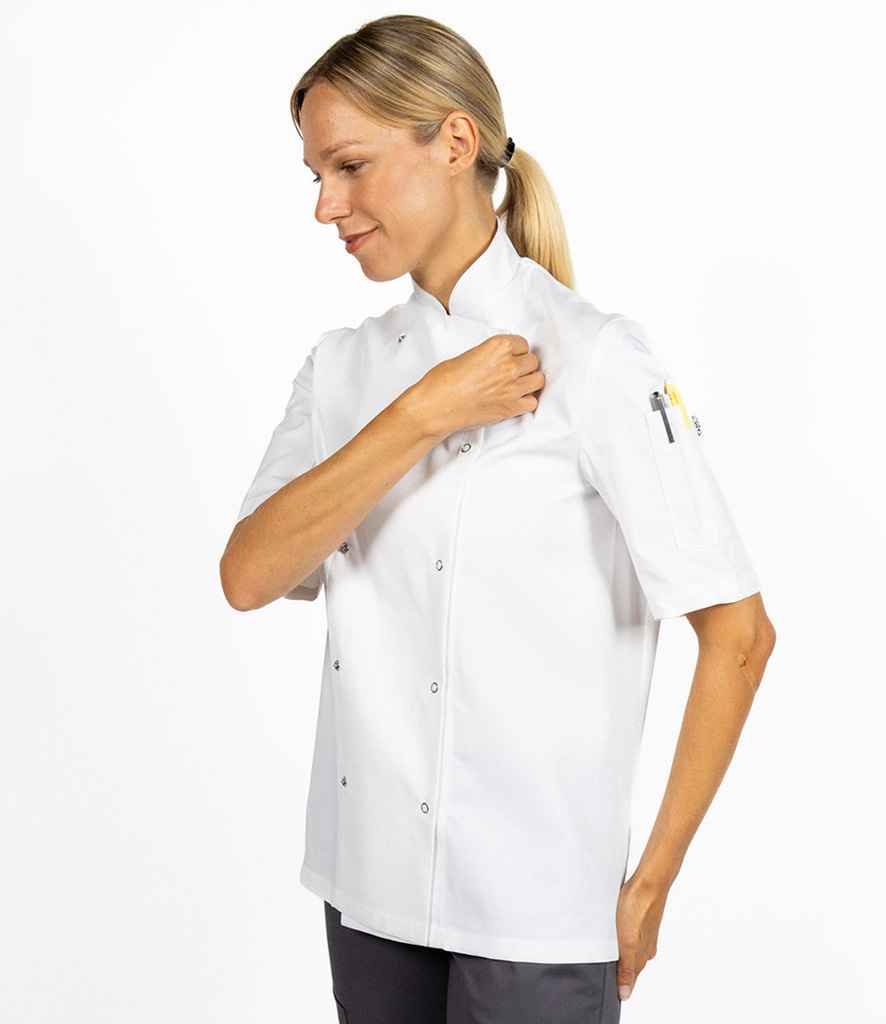 ADC Short Sleeve Coolmax Chef's Jacket in White