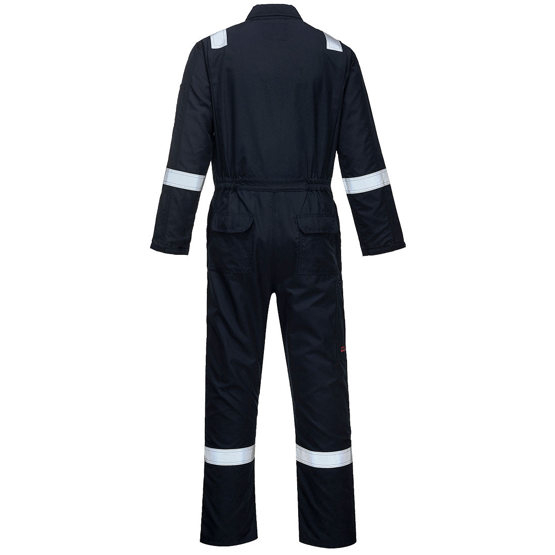 Portwest AF73 Araflame Work Lightweight FR Coverall in Navy, back view