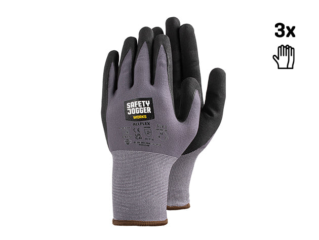Safety Jogger Allflex 3-Pack - Black