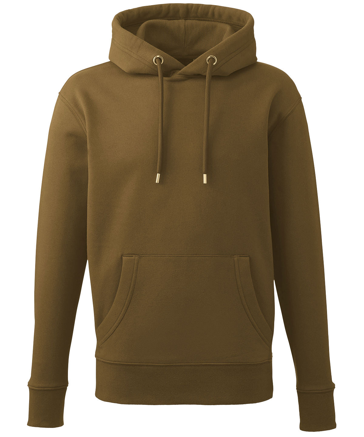 Anthem Men's hoodie in Khaki, front view