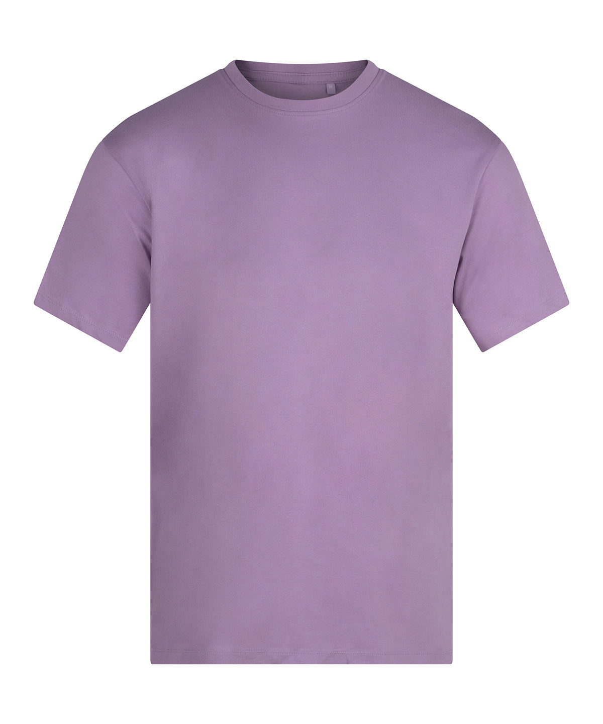 Anthem Midweight t-shirt in Lavender, front view