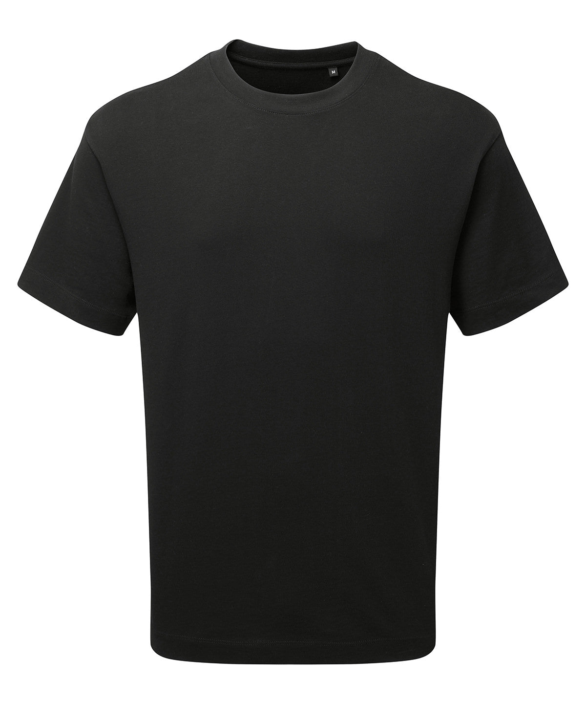 Anthem Heavyweight t-shirt in Black, front view