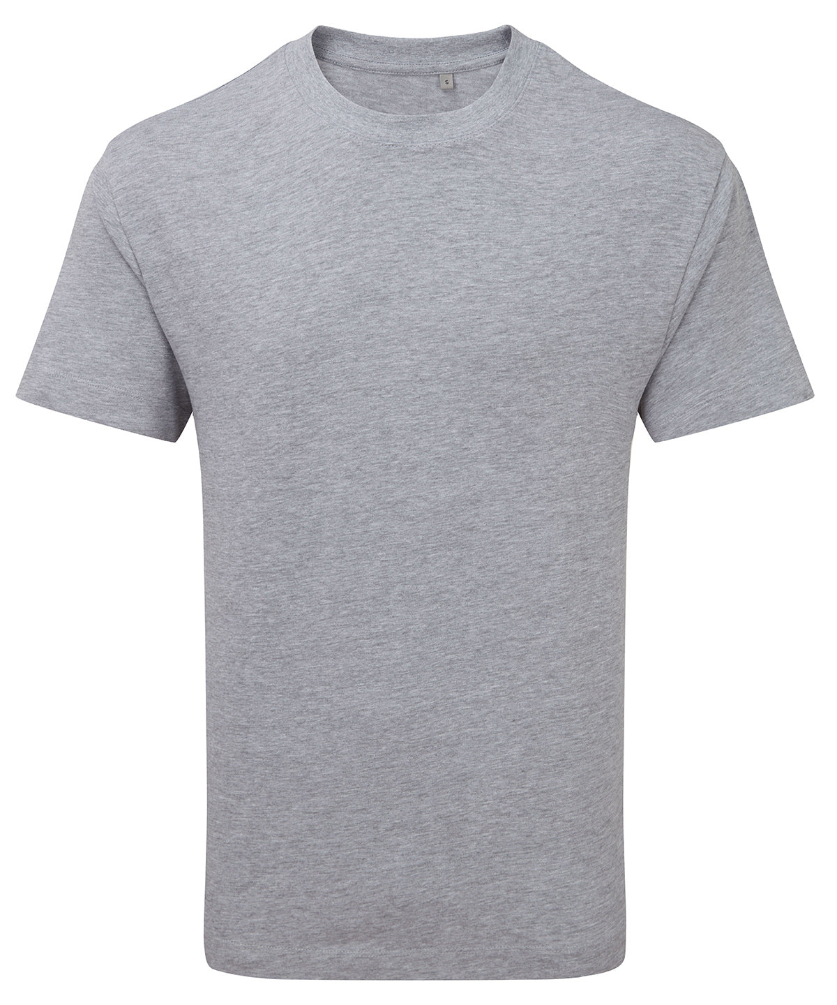Anthem Heavyweight t-shirt in Grey Marl, front view