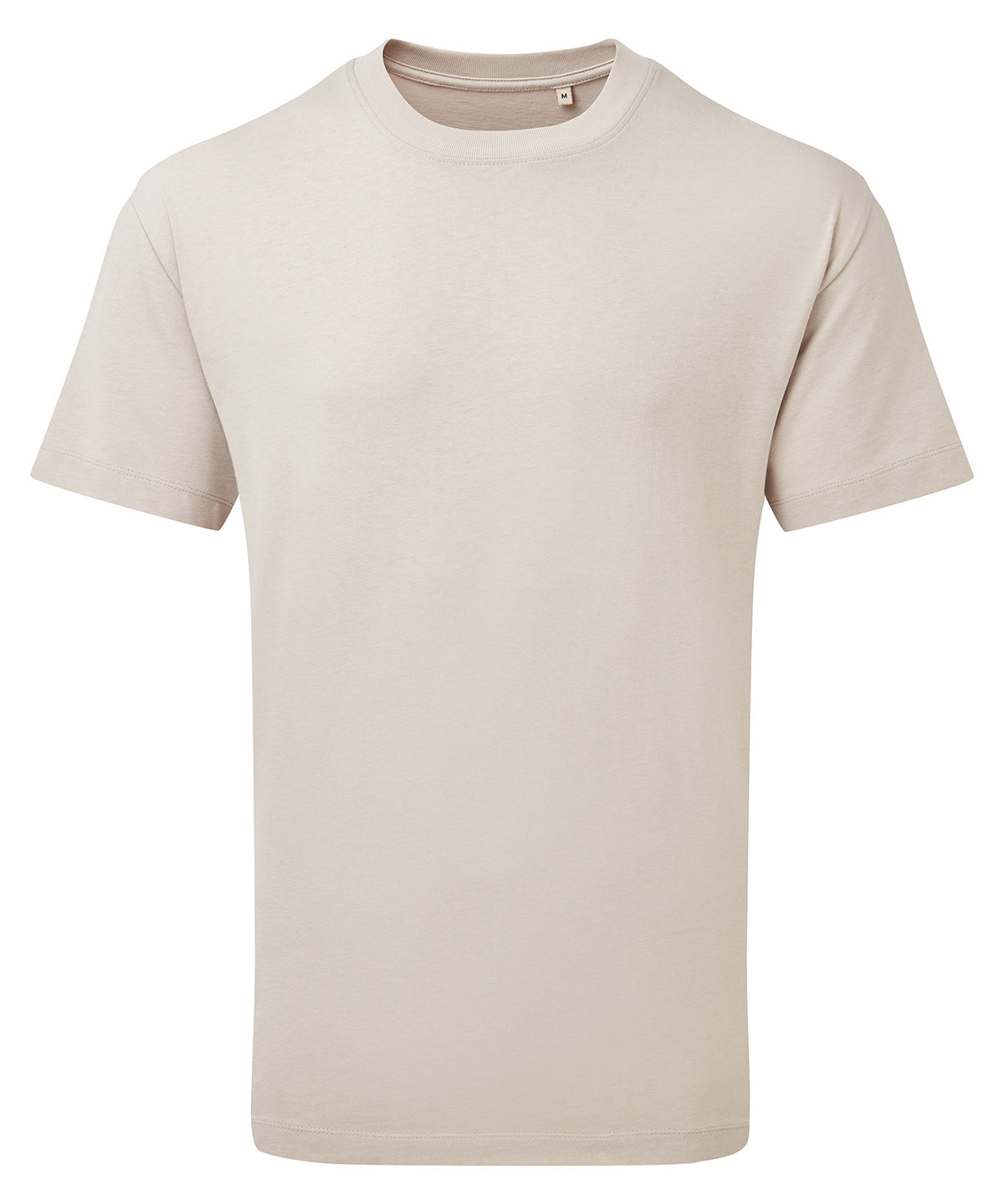 Anthem Heavyweight t-shirt in Stone, front view
