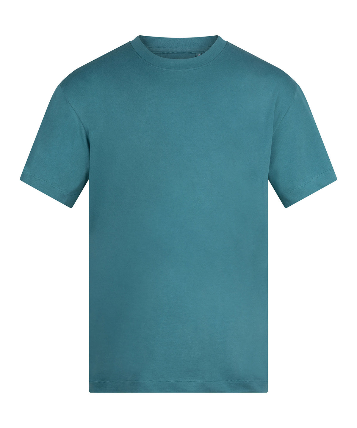 Anthem Heavyweight t-shirt in Teal, front view
