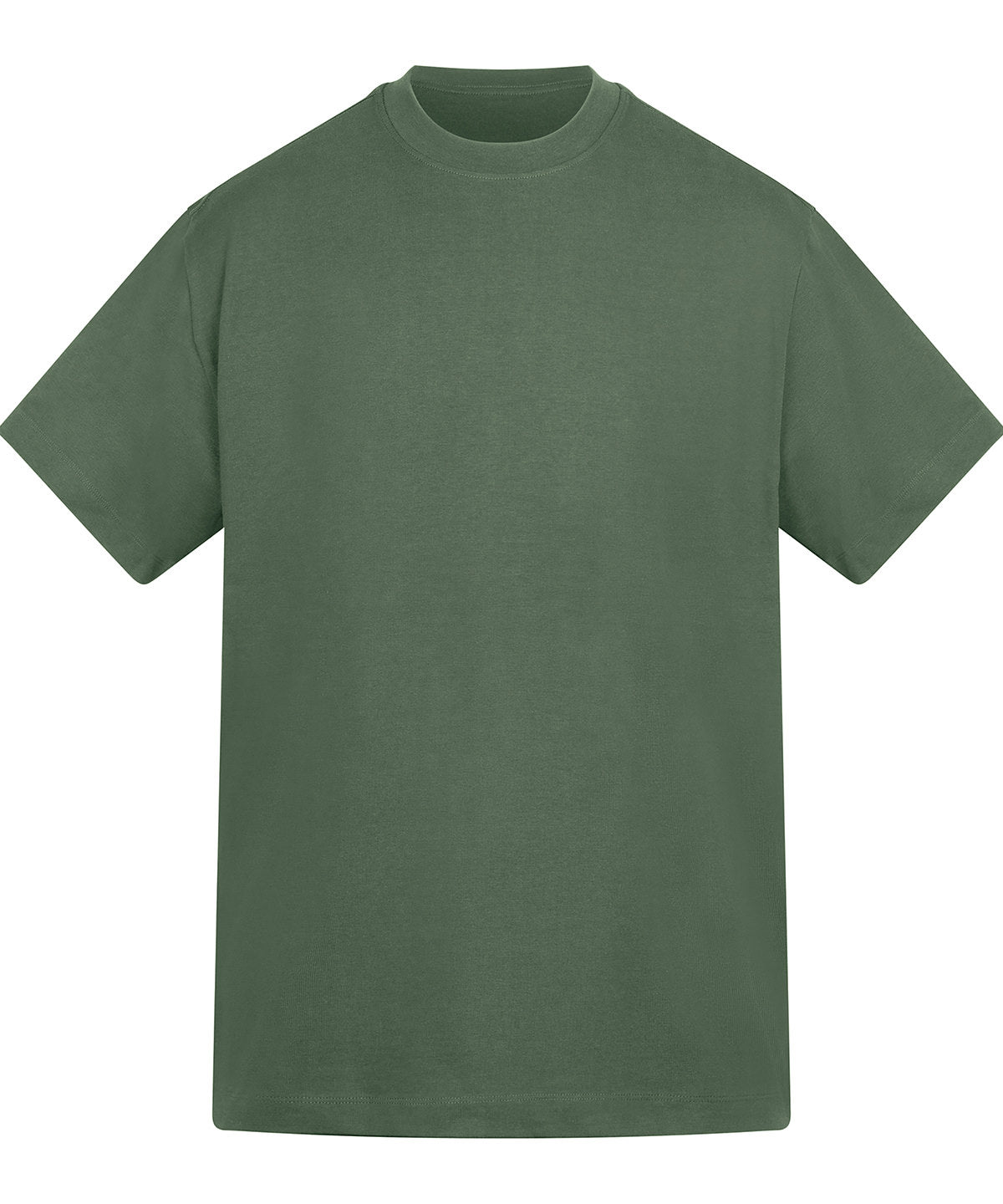 Anthem Amplify heavyweight t-shirt in Green Mist, front view