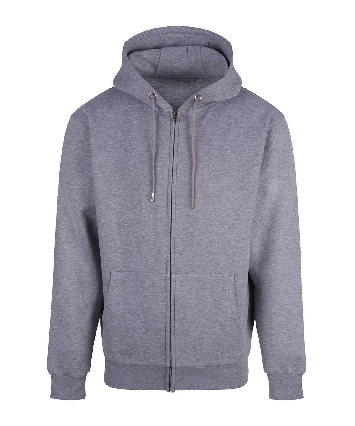 Anthem Studio full-zip hoodie in Grey Marl, front view