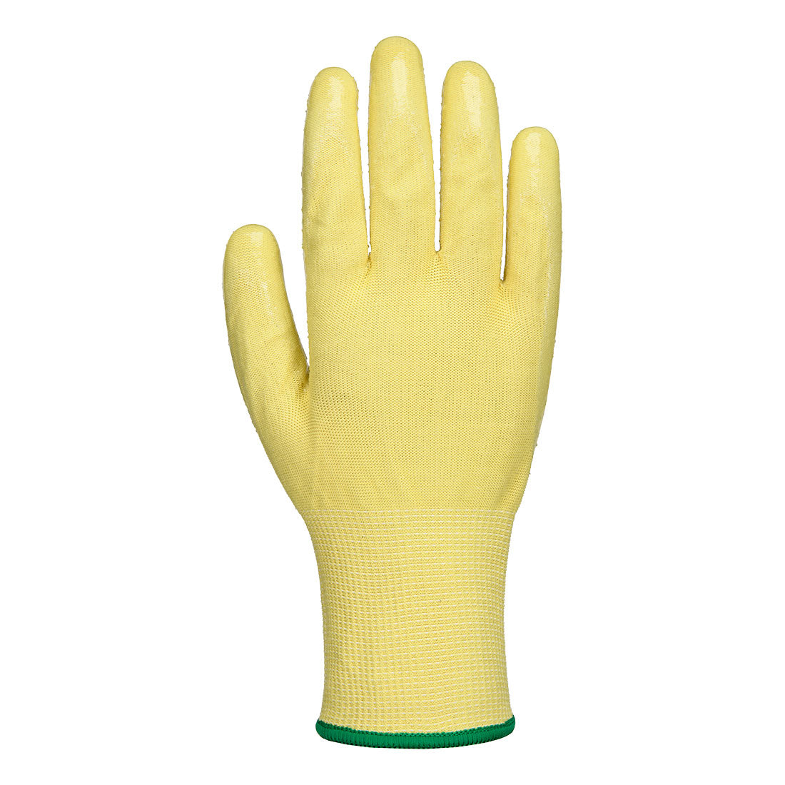 Portwest AP42 Cut E15 Silicone Heat Glove in Yellow, back view