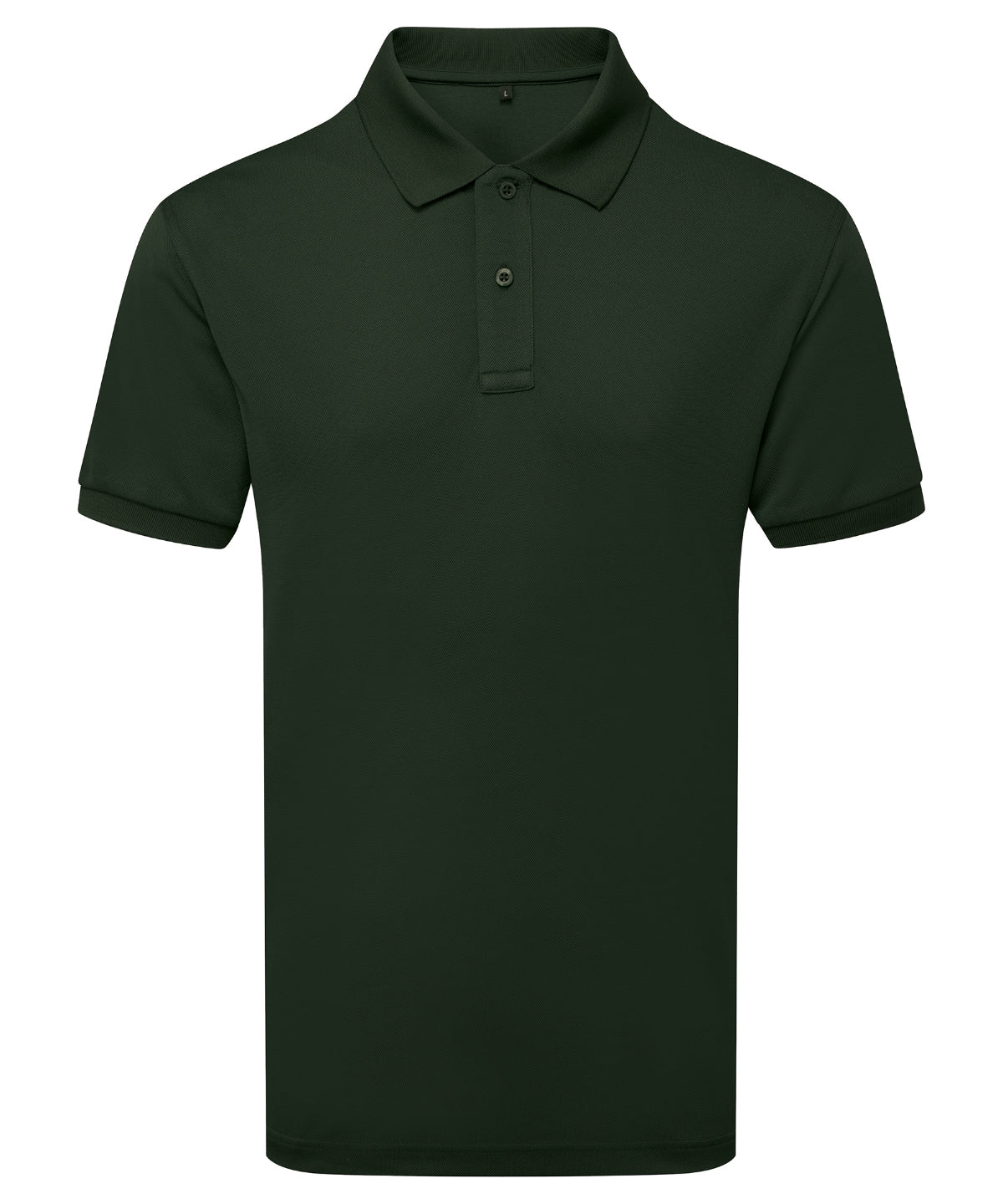 Asquith & Fox Men's GlacierTech polo in Bottle, front view