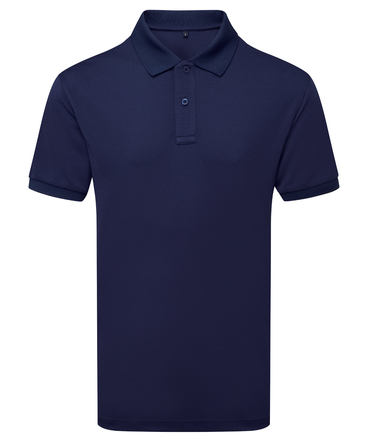 Asquith & Fox Men's GlacierTech polo in Navy, front view