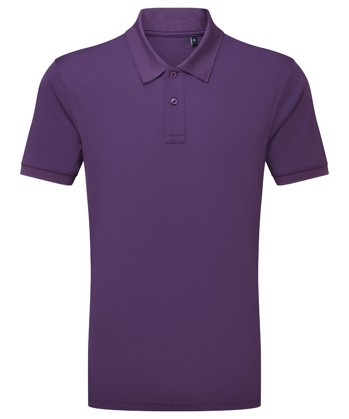 Asquith & Fox Men's GlacierTech polo in Purple, front view