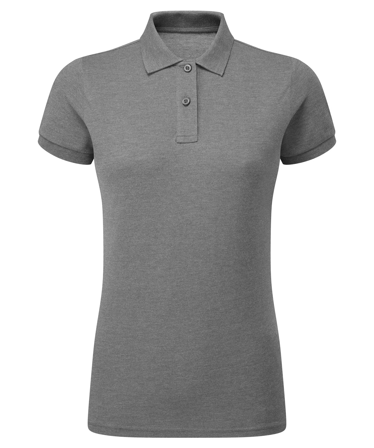 Asquith & Fox Women's Classic fit polo in Heather, front view