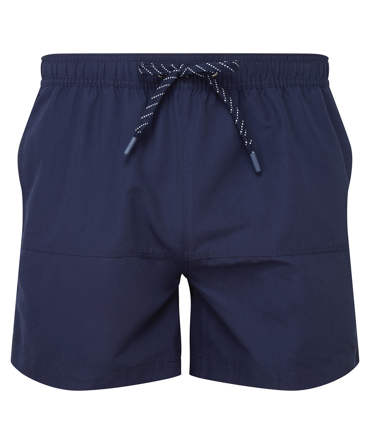 Asquith & Fox Block colour swim shorts in Navy, front view