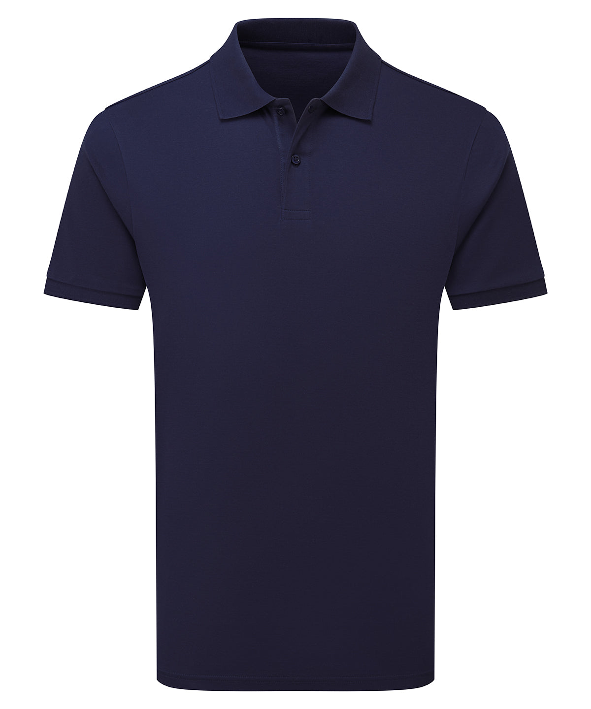 Asquith & Fox Premium mercerised polo in Navy, front view