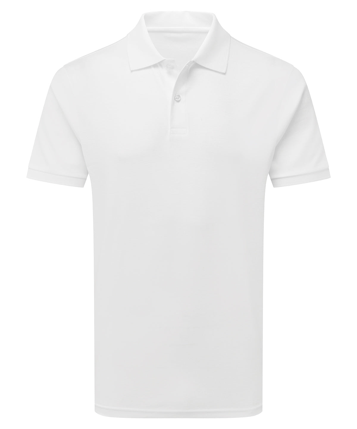 Asquith & Fox Premium mercerised polo in White, front view