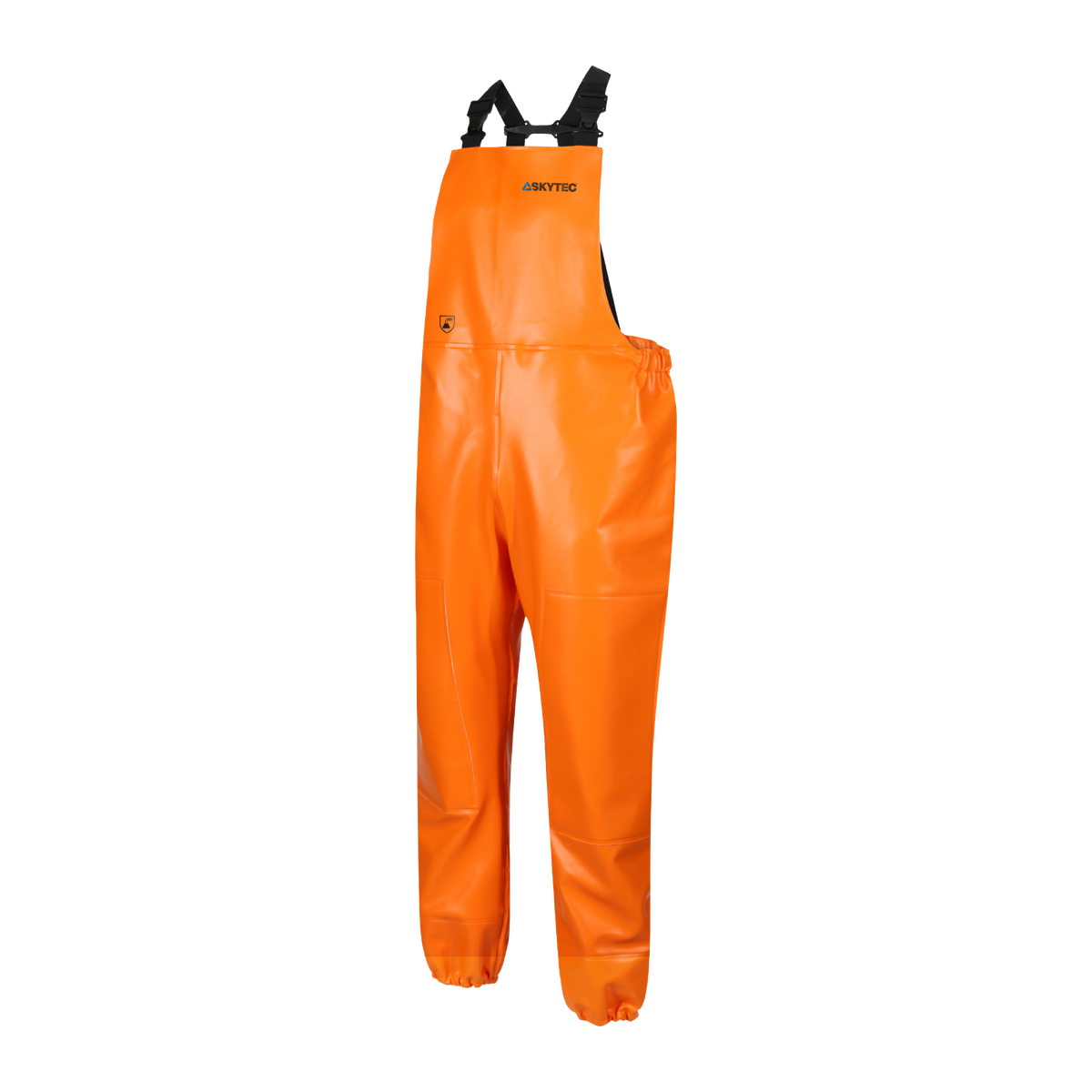 Skytec AS10066 Chemsol HG Chemical Splash Bib 'n' Brace with Reinforced Knees in Orange, image 2