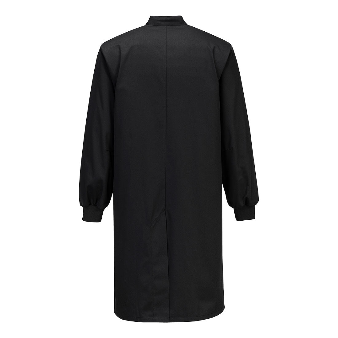 Portwest AS15 Anti-Static ESD Howie Coat in Black, back view