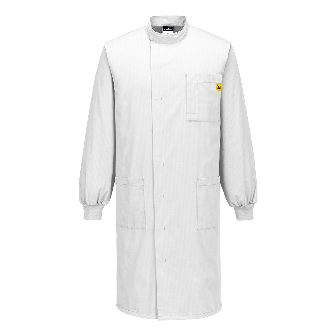 Portwest Anti-Static ESD Howie Coat in White, image 4