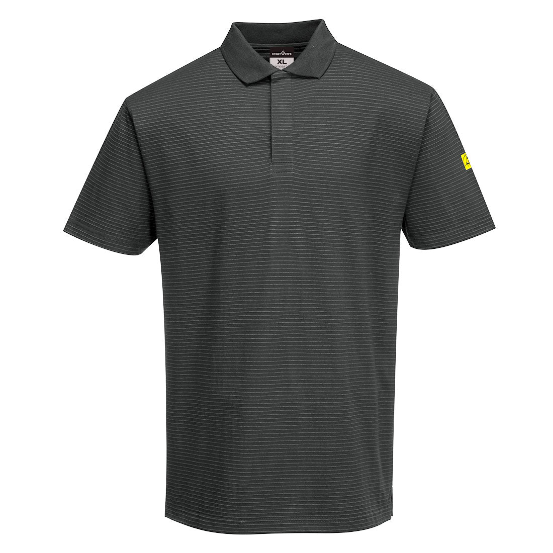 Portwest Anti-Static ESD Polo Shirt S/S in Zoom Grey, image 8