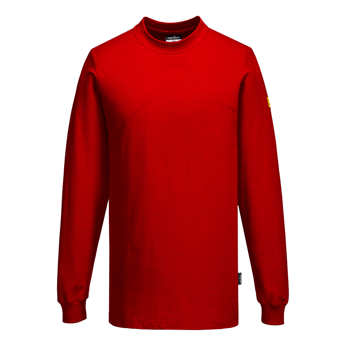 Portwest Anti-Static ESD T-Shirt L/S in Deep Red, image 2