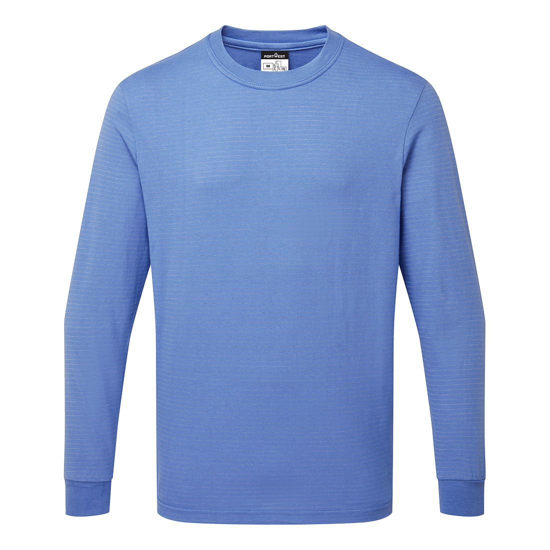 Portwest Anti-Static ESD T-Shirt L/S in Hamilton Blue, image 4