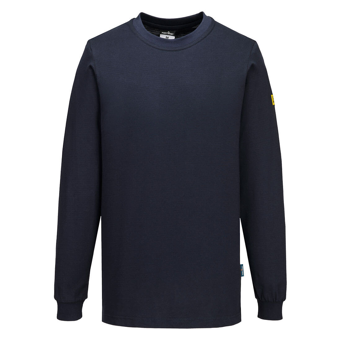 Portwest Anti-Static ESD T-Shirt L/S in Navy, image 5