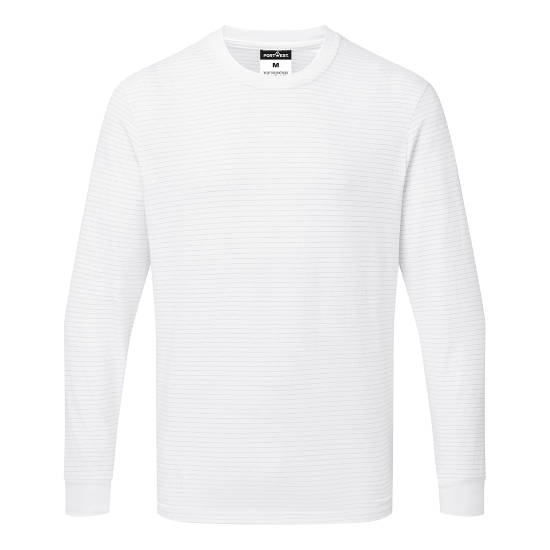 Portwest Anti-Static ESD T-Shirt L/S in White, image 6