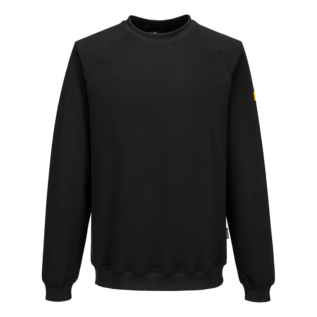 Portwest Anti-Static ESD Sweatshirt in Black, main product image