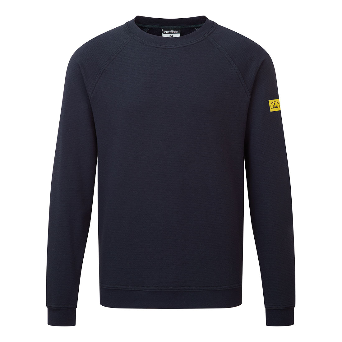 Portwest Anti-Static ESD Sweatshirt in Navy (NV), image 6