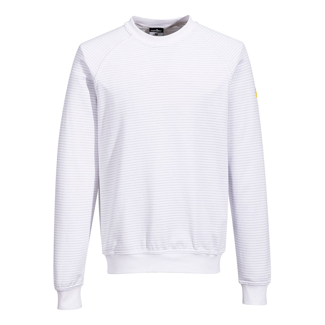 Portwest Anti-Static ESD Sweatshirt in White, image 7