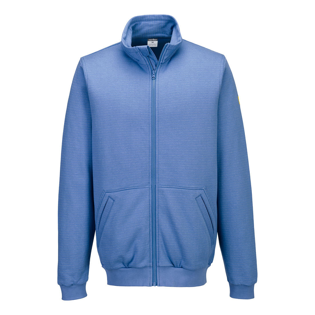 Portwest Anti-Static ESD Zip Sweatshirt in Hamilton Blue, image 2
