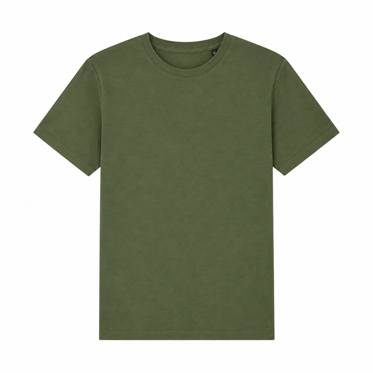 Cotton Ridge CR09K Kids T-Shirt in Army Green, front view