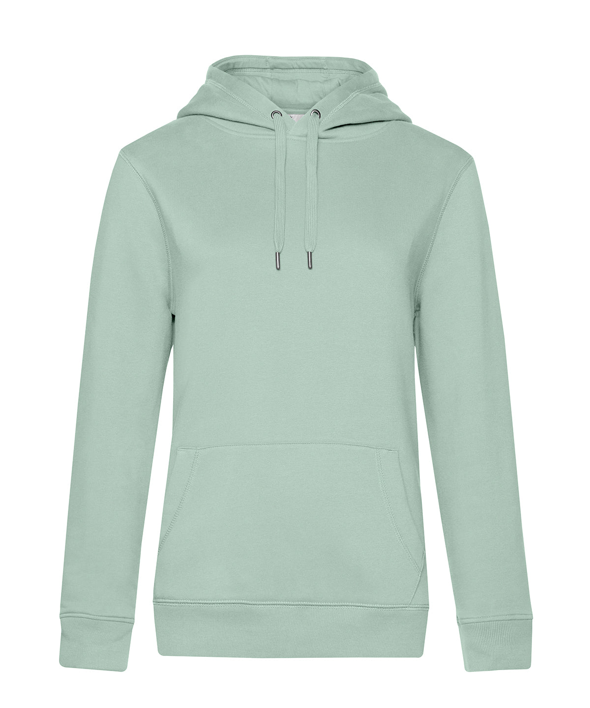 B&C Collection B&C Queen hooded in Aqua Green, front view