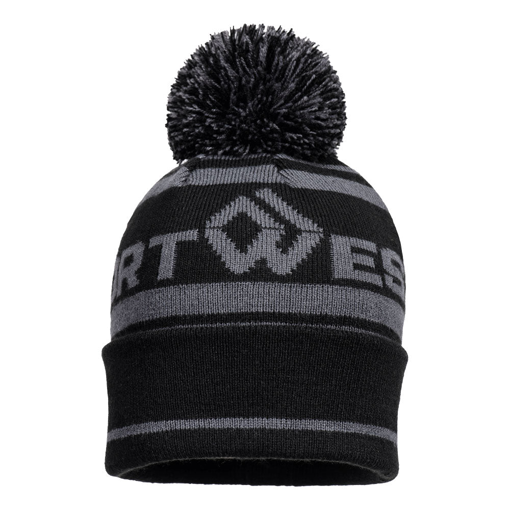Portwest Bobble Hat in Metal Grey, main product image
