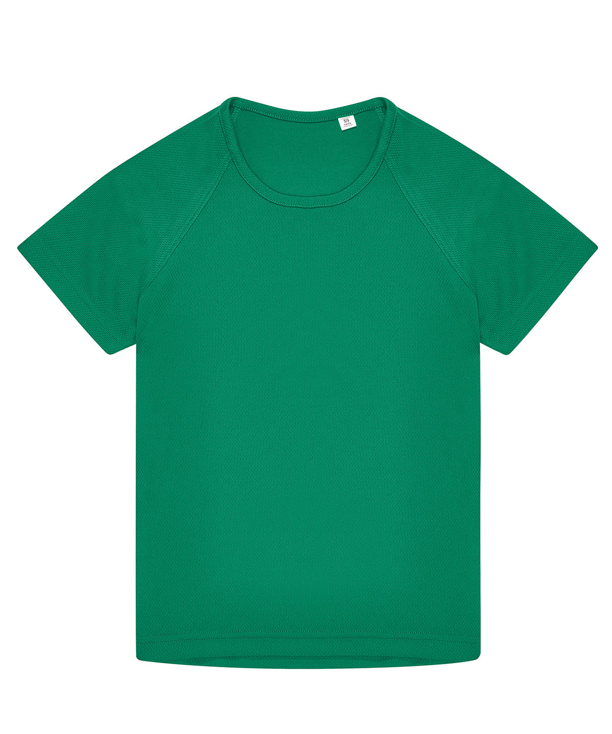 B&C Collection B&C #Active T /kids in Kelly Green, front view