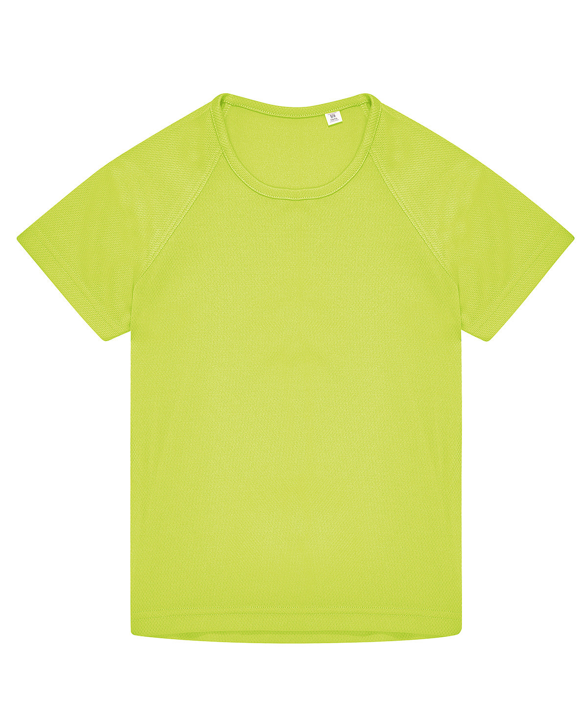 B&C Collection B&C #Active T /kids in Ultra Yellow, front view