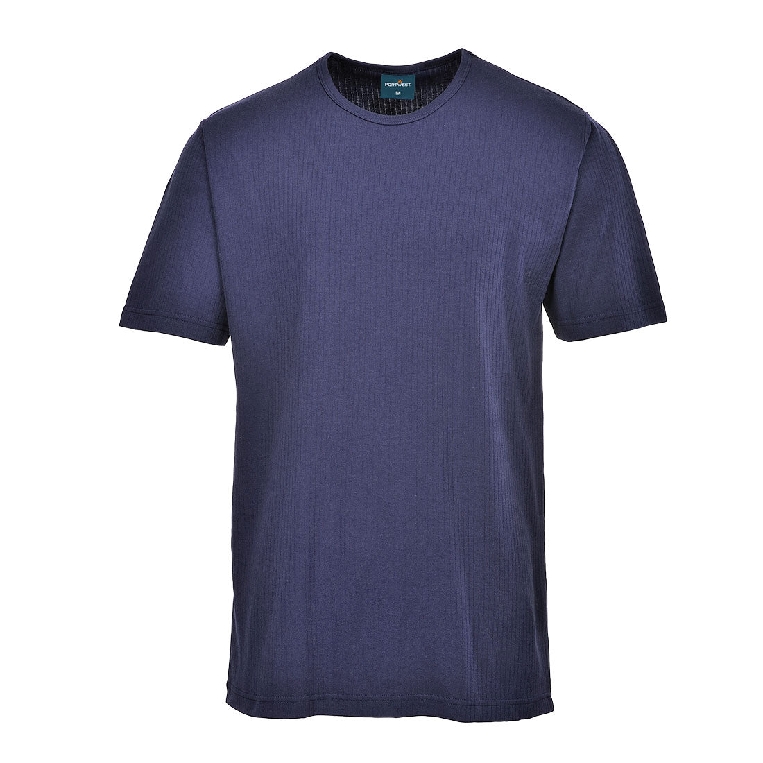 Portwest Thermal T-Shirt Short Sleeve in Navy (NA), image 2