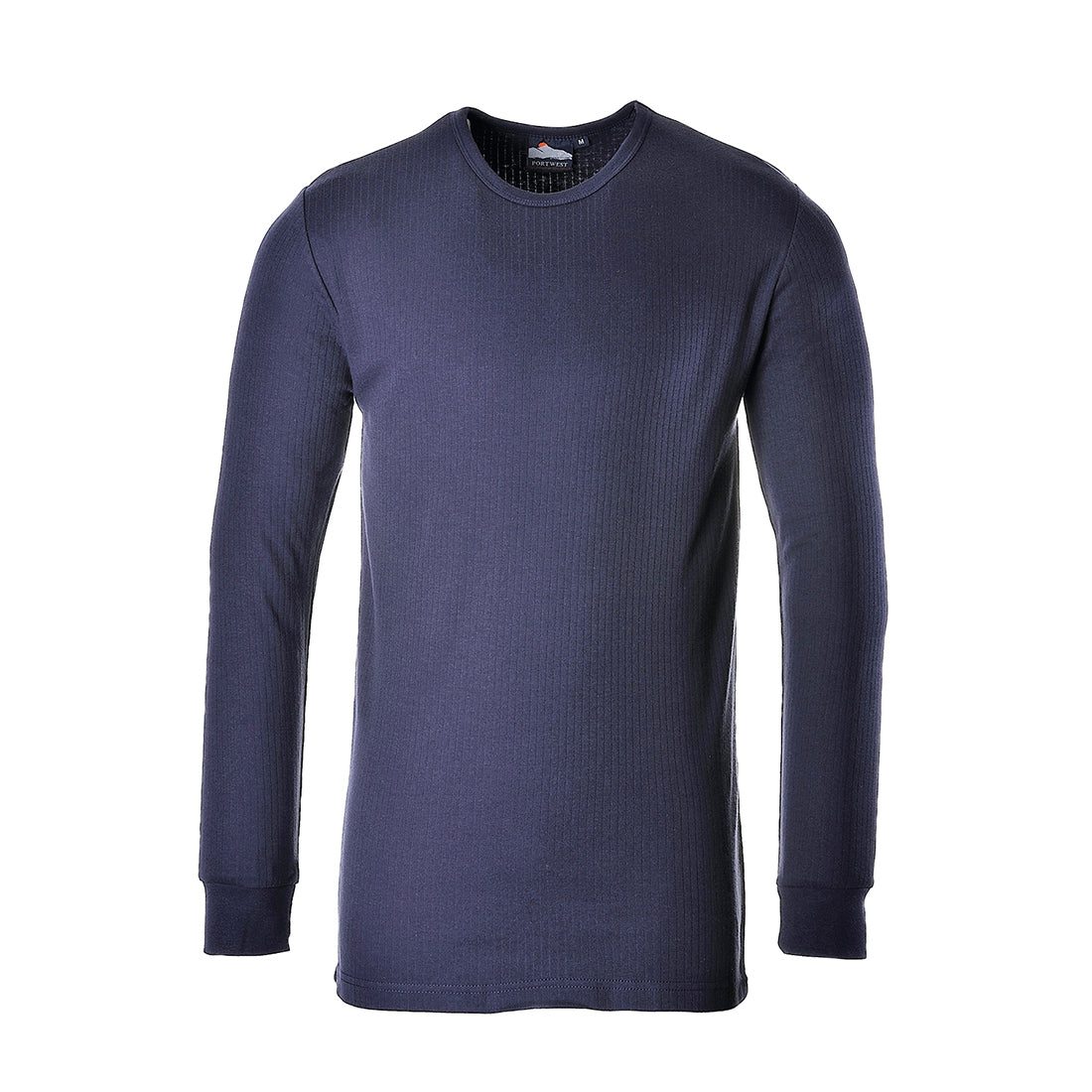 Portwest Thermal T-Shirt Long Sleeve in Navy (NA), image 3