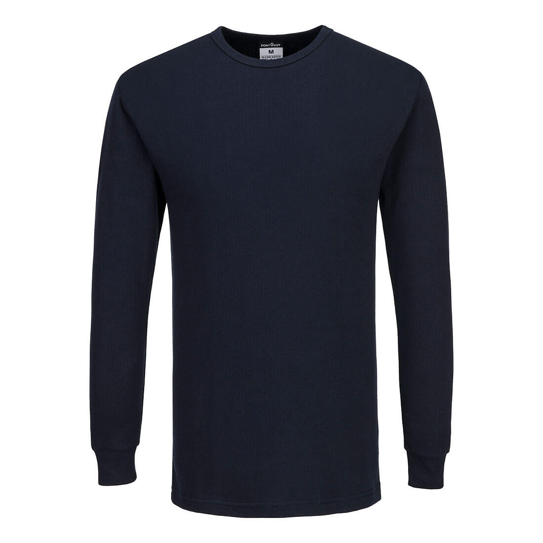 Portwest Thermal T-Shirt Long Sleeve in Navy (NV), image 4