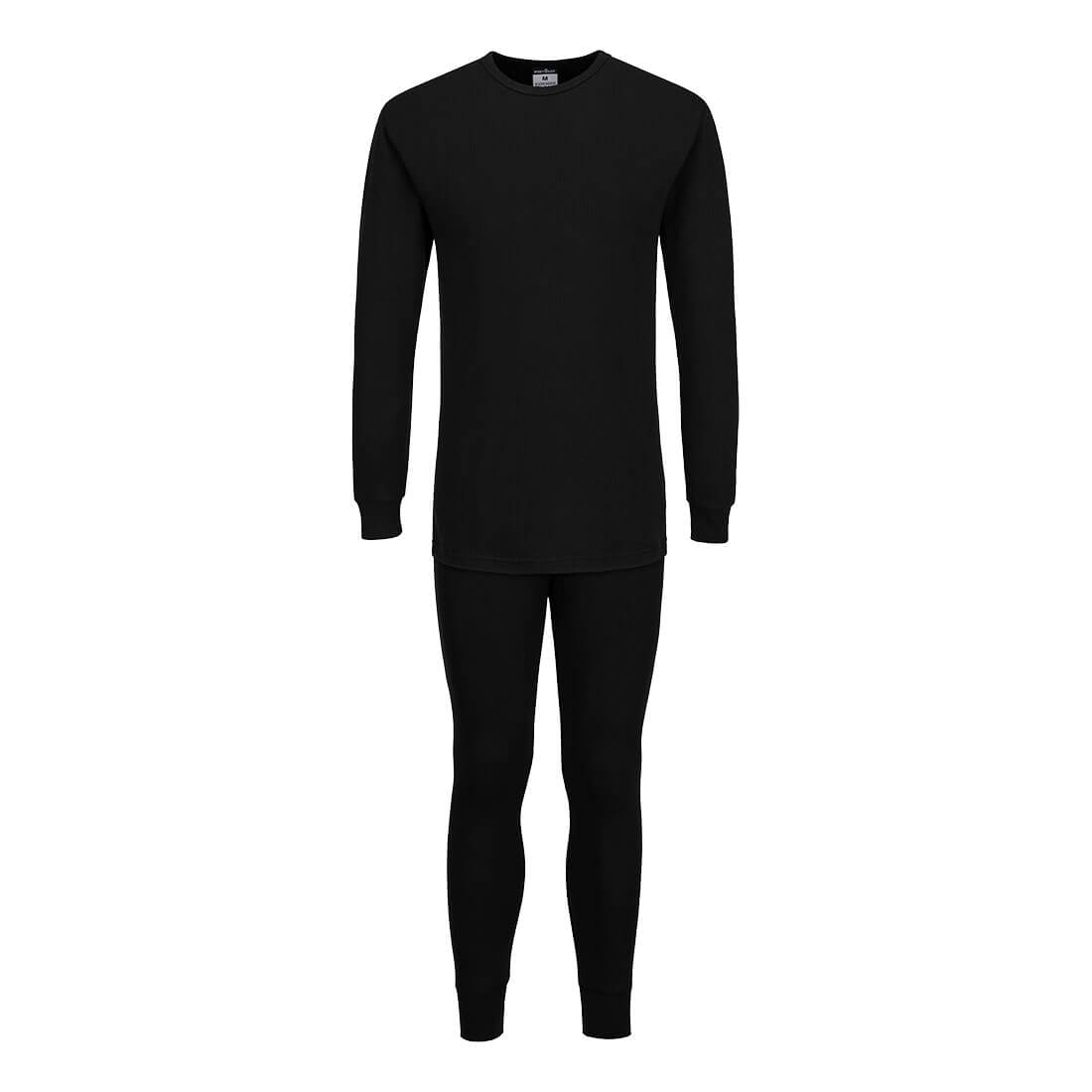 Portwest Thermal Base Layer Set in Black, main product image