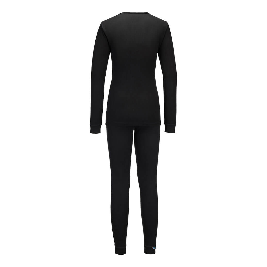Portwest B128 Womens Thermal Base Layer Set in Black, back view